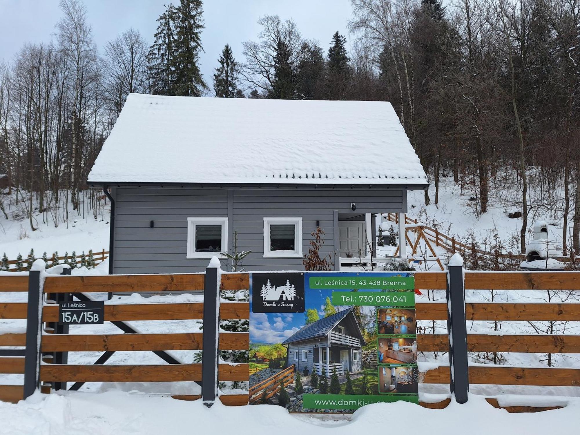 Domki U Sosny - Nowoczesne Domki Na Wylacznosc, Spokojna Okolica Blisko Lasu I Szlaku, 1,2 Km Od Centrum Brennej Brenna Esterno foto